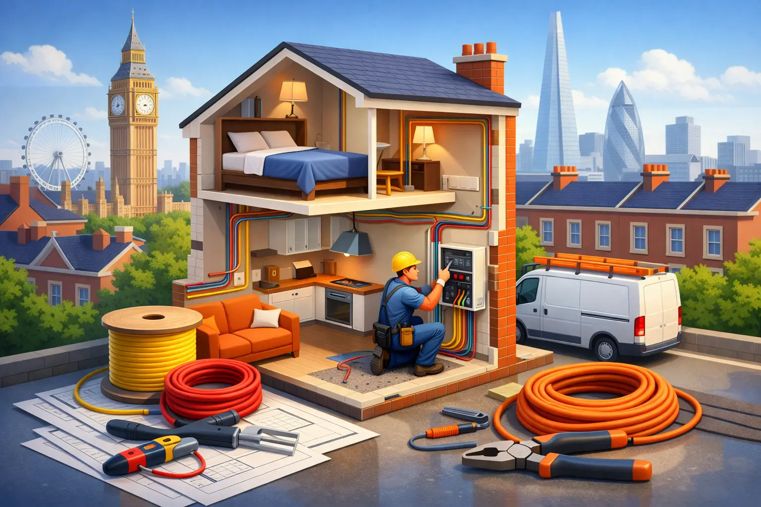 House Rewiring Cost for London Properties