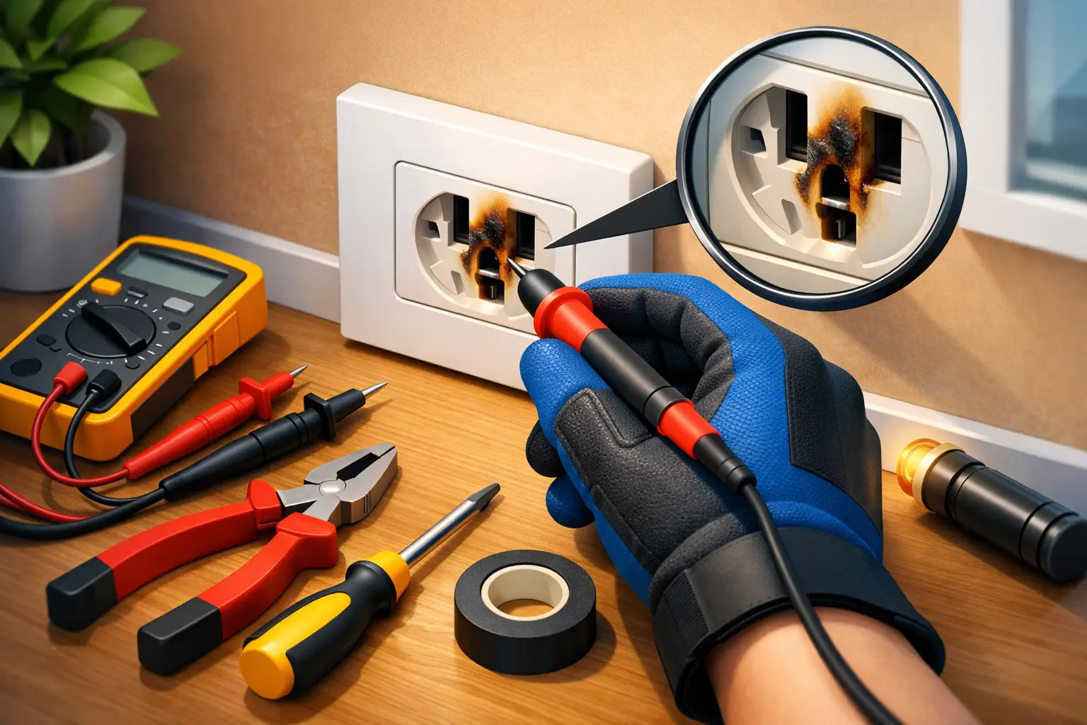 How to Inspect Damaged Sockets Safely at Home