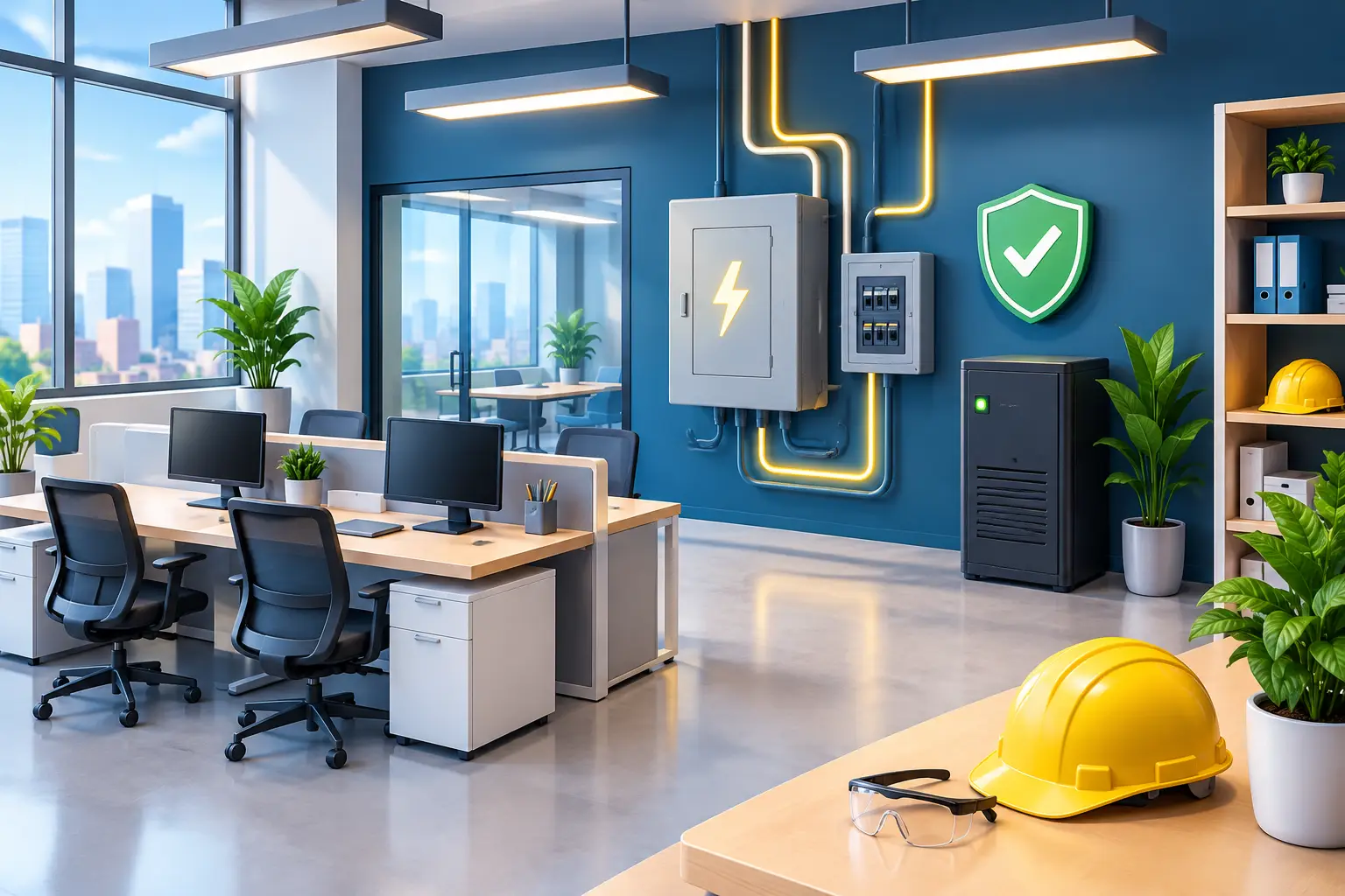 Office Power Upgrades for Safer Workspaces